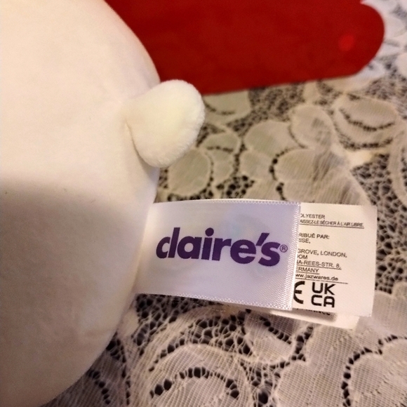 ✓Squishmallow 5” Sertina Polar Bear Claire's Exclusive Rainbow Ears - Picture 10 of 14